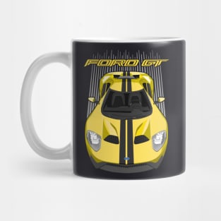 Ford GT-yellow and black Mug